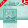 Gym Yoga Antiperspirant Wipes Individually Wrapped Wipes for Adults, Men And Women Travel Essentials Wet Tissue Wipes