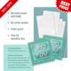 Gym Yoga Antiperspirant Wipes Individually Wrapped Wipes for Adults, Men And Women Travel Essentials Wet Tissue Wipes