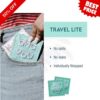 Gym Yoga Antiperspirant Wipes Individually Wrapped Wipes for Adults, Men And Women Travel Essentials Wet Tissue Wipes